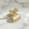 Pinza para el Cabello Pequeña de Gama Alta Estilo Ojo de Gato, Pinza Compacta y Exquisita para Medio Recogido para Mujeres, Nuevo Modelo 2025, Accesorio para el Cabello de Pinza para la Parte Posterior de la Cabeza
