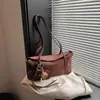 Nova Coleção Outono/Inverno 2026 Coreana de Nicho Textura Fosca Simples Ins para o Dia a Dia Casual Preguiçoso Bolsa de Ombro Bolsa Tote