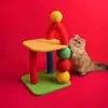 Estrutura de Escalada de Gato Mondrian Não Ocupa Espaço, Prateleira para Gato, Ninho de Gato, Árvore para Gato, Arranhador Integrado para Gato, Design de Escalada com Brinquedos e Acessórios