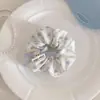 Acessórios de Cabelo Simples de Alta Qualidade Azul Creme Ponto de Onda Anel de Cabelo Grande Intestino Estilo Coreano Feminino Estilo Preguiçoso Prendedor de Cabelo Rabo de Pêssego Baixo Título