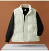 Colete de Algodão Liso de Cor para Inverno Masculino Tamanho Grande Jaqueta Quente sem Mangas Colete Espesso para Uso Externo Jaqueta Colete Estilo Gilet