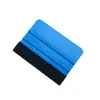 Ferramenta para Película de Carro Raspador Azul Adesivo de Flanela Raspador Macio Película que Muda de Cor Roupa de Carro Feltro de Lã Fiapos