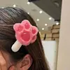 Pinzas para el Cabello de Peluche Temáticas de Zootopia con Diseño de Garra para Otoño e Invierno, Pinzas Dulces para Flequillo Lateral para Mujeres
