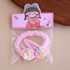 Pinzas para el Cabello de Princesa para Niñas, Gomas para el Cabello que No Dañan, Set de Bandas Elásticas, Accesorios para el Cabello de Bebé para Guardería, Adornos para el Cabello para Niñas