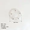 Plataforma Giratoria Transparente Acrílica Base Giratoria de 360 Grados Soporte de Exhibición para Joyería, Pasteles, Tocadiscos Pequeño Modificación de Caja de Galletas