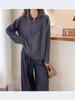 Nuevo Estilo Otoño Temprano 2025 Suéter 100% Lana para Mujer con Media Cremallera y Capucha Diseño Holgado Adelgazante Top de Cachemira