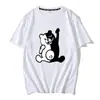 Teoría de la bala rueda de bala rota juego de baile anime periférico levanta la mano oso sonrisa oso manga corta principal camiseta de algodón verano