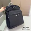 Mochila Marca P Unissex Bolsa de Viagem de Nylon Mochila Escolar Grande Capacidade Tendência Rua Casual