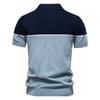 Polo de punto de manga corta para hombre, novedad de verano 2025, con solapa de comercio exterior a juego, informal, de manga corta, para hombre