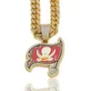 Dominante hip-hop europeo y americano nuevo colgante de pirata collar de cadena cubana moda tendencia hip-hop accesorios de joyería personalizados
