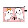 2026 Nova Série de Halloween Estampada Bolsa de Armazenamento de Pequenos Presentes de Grande Capacidade Bolsa de Armazenamento de Doces Bolsa de Armazenamento de Artigos de Higiene Pessoal