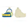 Serie de Venta Caliente Transfronteriza de Tenis Bolsas para Raquetas Accesorios Colgante de Aleación DIY Cadena para Teléfono Llavero Encanto