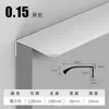 Venta al por mayor de fábrica Mango de Arco Grande 1.0 Espesor Manija Invisible para Puerta de Armario Manija Blanca para Puerta de Gabinete Puerta Corredera
