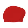 Suministro Transfronterizo de Gorros de Natación Largos para Mujer, Gorros de Natación de Silicona, Gorros de Natación con Protección Ampliada para los Oídos, Gorros de Natación para Adultos, Venta al por Mayor de Fabricantes