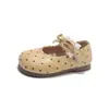 Zapatos de Princesa de Lunares para Niñas 2026 Primavera y Otoño Suela Suave Zapatos para Niños Pequeños Versión Coreana Lindos Zapatos Pequeños de Cuero Zapatos Mary Jane para Bebé