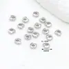 Pulsera/Collar de Cuentas Espaciadoras Irregulares de Piedra Triturada y Cuentas de Plata Triturada de Oro Real de 14K que Conservan el Color, Accesorios para Joyería DIY D125