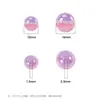 [Cambio de Luz] Sonido de Persecución de Oro Roto Agujero Recto de 2.5 Bolas Redondas Cuentas Sueltas Redondas Pulsera Hecha a Mano DIY Cadena de Teléfono Móvil Accesorios con Cuentas