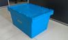 Caja logística de plástico, caja de rotación logística, caja logística de tamaño estándar europeo, caja de accesorios para automóvil, caja de piezas con tapa, caja de rotación