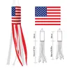 Bandera de calcetín de viento del Día de la Independencia de Estados Unidos Decoración de jardín y patio de Amazon personalización de calcetín de viento del 250 aniversario transfronterizo
