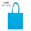 Bolsa de lona de algodón blanca lisa al por mayor en stock pintada a mano color ecológico bolsa de lona roja para compras portátil
