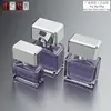 Fabricante Personaliza Botellas Gotero Cuadradas para Aceite Esencial de 20ml 30ml 50ml, Botellas de Vidrio, Botellas Convenientes de Tipo Pulsador para Aceite Esencial, Botellas Reutilizables