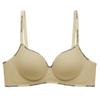 2539 Sutiã Redondo Peach com Efeito Push-Up para Seios Pequenos, Levanta os Seios Laterais, Costas Sexy e Bonitas, Sutiã de Peça Única Sem Costura para Mulheres