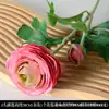 Diseño de Salón de Bodas con Flores Artificiales Rosas, Decoración de Pared de Fondo con Flores Falsas, Techo de Flores, Camino de Flores, Organización de Arreglos Florales