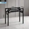 Estrutura de Mesa Dobrável, Suporte de Mesa Longa, Estrutura de Ferro de Camada Dupla/Camada Única, Pernas de Mesa, Pernas de Estrutura de Mesa Dobrável em Ferro Artístico com Travessas