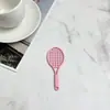 Colgante Raqueta de Tenis Colgante de Bádminton Accesorios de Joyería Pulsera DIY Cadena de Llavero Cadena de Teléfono Móvil Colgante Venta al por Mayor