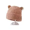 Gorro de invierno para bebé gorro de lana coreano para niños y niñas gorro de lana cálido tejido con protección para las orejas gorro de lana para niños otoño e invierno