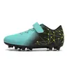 Zapatos de fútbol de velcro transfronterizos con tacos largos, versión de talla grande para niños y niñas, adolescentes, competición profesional y zapatos de fútbol de entrenamiento