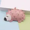 Colgante Llavero Erizo de Cuero PU de Moda Transfronterizo, Accesorio Decorativo Creativo para Bolsos y Mochilas, Venta al por Mayor desde Fabricante