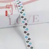 Cinta Jacquard Flor Pequeña Flecha Dislocada de 1.5 cm Decoración de Ventana Textil para el Hogar Decoración de Ropa Accesorios de Encaje Hechos a Mano DIY