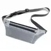 Riñonera Deportiva Bolsa para Teléfono Móvil Maratón Fitness Cinturón Delgado Invisible Deportes al Aire Libre Tres Bolsillos Moda