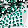4*6mm Fundo Plano Mahjong Famoso na Internet Série Deslumbrante Vidro de Cristal Irregular Pedras Strass para Unhas Decorações de Unhas Usáveis Atacado
