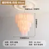 Lámpara de araña para sala de estar de Murano, luz principal para el recibidor, villa de lujo francés, escalera de doble altura, espacio abierto, lámpara colgante giratoria para hotel