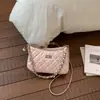 Bolso de Hombro Cruzado con Cadena Acolchado Estilo Chanel 2026 Verano Nuevo Diseño de Nicho Bolso de Hombro Cruzado para Viajes Diarios Bolso de Axila