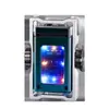 Nuevo X19 doble arco punta de dedo descompresión giroscopio encendedor de carga luces USB encendedor de cigarrillos metálico creativo regalo