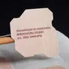 Impressão de Adesivos Personalizados com Logo de Textura Áspera e Código QR para Bebidas de Chá de Leite Café Etiquetas Florais