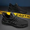 Zapatos Negros Puros para Hombre Verano Malla Transpirable Deportivos Chef Cocina Trabajo Protección Laboral Zapatos de Moda