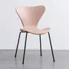Cadeira Formiga, cadeira simples com encosto de plástico para casa, restaurante, loja de milk tea, uso comercial, lazer, espessada, cadeira de plástico empilhável