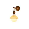 Luminária de parede de jade estilo vintage, luminária de parede retro imitação de mármore para cabeceira de quarto, luminária de parede vintage francesa para corredor, hall de entrada