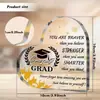 Adornos y Figures de Acrílico Transfronterizos, Regalos de Acrílico en Forma de Corazón de Amazon para Maestros y Compañeros Durante la Temporada de Graduación, En Stock