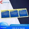 Para mapear etiqueta adesiva personalizada, selo publicitário com logotipo personalizado, pasta de cor, impressão colorida, todos os tipos de etiqueta de marca em PVC