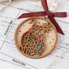 Venta Caliente Transfronteriza Manualidades Navideñas Colgantes Decoración Navideña Suministros para Fiestas Regalos de Navidad Colgantes de Madera
