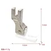 Pie Prensatelas Máquina de Coser Plana Todo Acero Juego de Pies Prensatelas Máquina de Coser Industrial Pie Prensatelas para Dobladillo Enrollado Industrial Combinación Venta al por Mayor