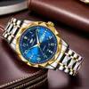 Reloj Digital de Negocios para Hombre Rombo Exportación Extranjera Calendario Doble Chino e Inglés Luminoso Impermeable Correa de Acero Reloj No Mecánico