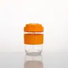 Soporte para Teléfono Móvil de Celebridad de Internet, Vaso de Vidrio para Agua con Popote, Vaso de Viaje Resistente a Altas Temperaturas, Vaso Doble Portátil para Exteriores, Vaso de Regalo