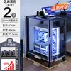 Suporte para Gabinete de Computador de Sala de E-Sports, Rack de Armazenamento Base Móvel de Múltiplas Camadas, Carrinho de Piso para Uso Doméstico Sob a Mesa