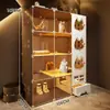 Villa para Gatos, Gabinete para Gatos, Jaula para Gatos, Espacio Libre Extra Grande, Casa para Gatos de Interior para el Hogar, Baño Integrado para Gatos, Una Habitación, Una Sala de Estar, Un Baño